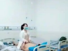 Nurse and patient enjoy anal sex