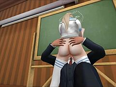 Private school animated sex adventure