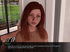 Redhead teen caught self-pleasure