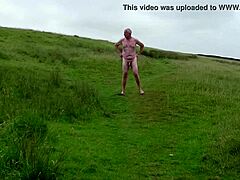 Rainy hike cumshots in one video