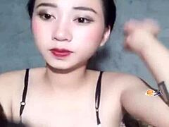 Asian MILF gets pounded on livestream