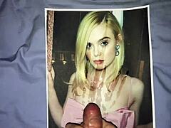 Elle Fanning's big cock tribute