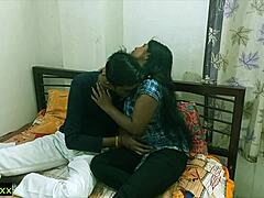 Indian couple's intimate hotel moment