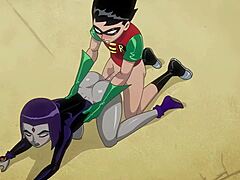 Teen titans engage in anal sex