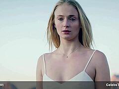 Sophie Turner's naked shower scene