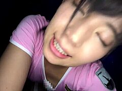 Young Japanese girl's POV sex