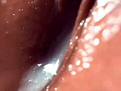 First-time ASMR teen's close-up orgasm