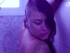 Lesbians Bia and Tata shower