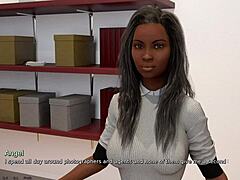 3D models of receptionists in pants