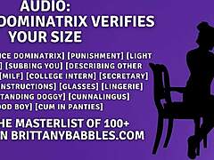 Cumming in Panties: Erotic Dominatrix Audio