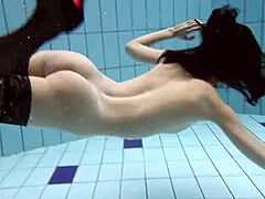 Natural tits and asses underwater