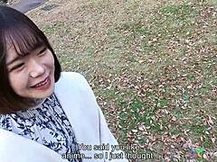 Tokyo teen Ayumi's finger and tongue