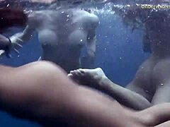 Steamy threesome in the ocean