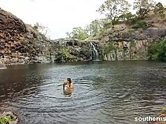 Bush-covered Aussie voyeur indulges in sin