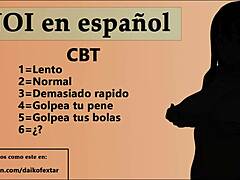 Spanish femdom CBt game