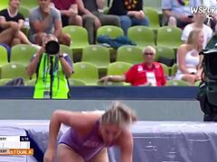 Molly's pole vault orgasm adventure