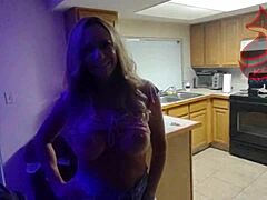 Stunning MILF prepares for shoot