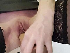 Amateur wife enjoys anal and pussy toys