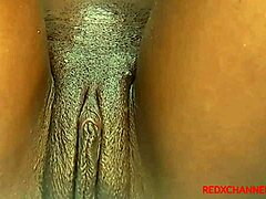 Black amateur gets big cock