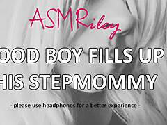 Stepmom's audio pleasure with good boy