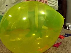 FiFi Foxx's explosive balloon popping scene