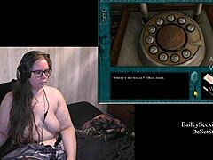 Naked gamer's naughty moonlit adventure