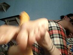 Sensual footjob with wet and sloppy action