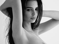 Emily Ratajkowski's seductive natural tits