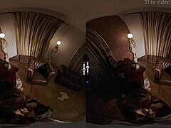Dark room vr experience