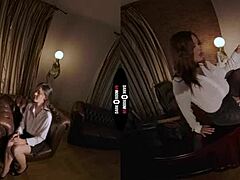 Dark room vr experience