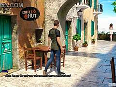 Cute teen lifts skirt to reveal big ass for amateur anal