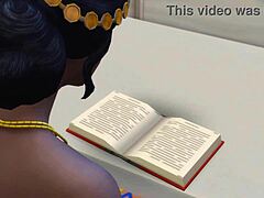 Jeg er den indiske stedfaren som knuller henne etter at hun onanerer foran TVen i denne taboo familiesexen.