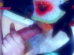 Karen in 4 sucking finished in mouth - flashback 2010