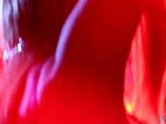 Alexis Adams enjoys some alone time with her tits.