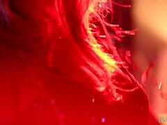 Alexis Adams enjoys some alone time with her tits.