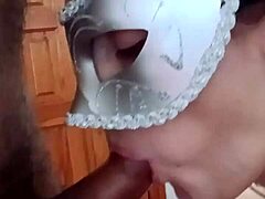 Sucking Cock And Masturbating To Cum In Mouth