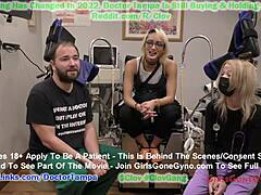 Channy Crossfire's humiliating pussy examination