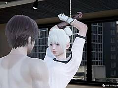 i ride him cowgirl and fuck so hard, but i messed up the angle a bit