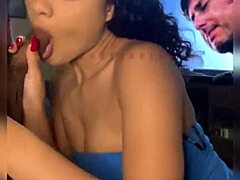 story of a curly-haired woman in a deep oral performance