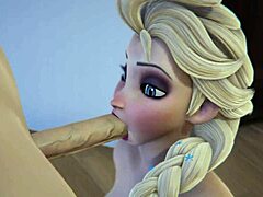 Elsa's naughty 3D hentai adventure