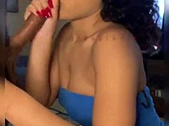 story of a curly-haired woman in a deep oral performance