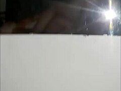 She savors cum in her ass.