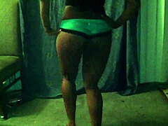 Skinny Chick Dances Boldly