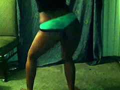 Skinny Chick Dances Boldly