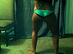Skinny Chick Dances Boldly