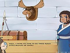 Busty Anime Character in 4 Elements Trainer Book 1 Slav Part 5 Enjoys Tit Fun