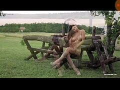 Faith Rips Clothes in Hungarian Striptease