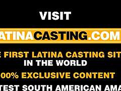 sporty colombian cutie stretching ass in fake job interview 😏