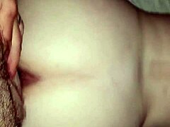 Wife bent over for intense doggy fucking.