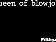 Lina, queen of blowjobs in amateur group anal orgy.